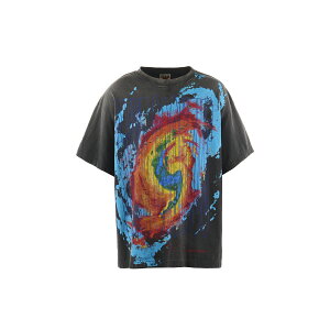 SAINT Mxxxxxx Zg }CP × Cactus Plant Flea Market SM-YS1-0000-C05 / CP_SS TEE / ANGRY LV GD /BK / TVc SAINT MICHAEL
