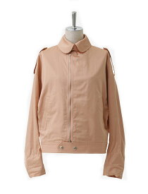 【正規取扱店】beautiful people 17S/S finx cotton satin french flight jacket coral (ビューティフルピープル)