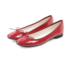 【正規取扱店】repetto Ballerina Cendrillon Patent Red (レペット) (サンドリオン レペット)