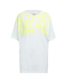 【正規取扱店】Maison Margiela Lady's 19S/S AIDS チャリティ-プリント ジャージー Tシャツ COLOR : 988 WHITE (メゾンマルジェラ レディース)