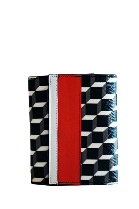 楽天市場】【正規取扱店】PIERRE HARDY 3つ折財布 BK-WHT-RED 