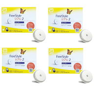 【4個】FreeStyleリブレ2 センサー アボット 血糖測定器 14日間測定用