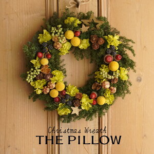 THE PILLOW NX}X[Xi_GROUND × THE PILLOW R{̃IWi ~鐹 Xmas WreathjTHE PILLOW Gift ƈꏏ v[g MtgđfG NX}X B