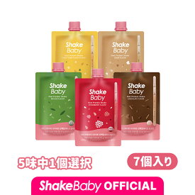 ★公式販売店★[SHAKE BABY]シェイクベビー スパウトポーチ 7個入り5味中1択 #食事代わりシェイク デイリープロテイン 食事 軽いカロリー 置き換え 栄養バランス 美味し ダイエット 韓国食品 [韓国直送]