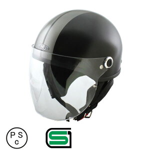 TNK工業 SPEEDPIT ハーフヘルメット SQ-32 Shorty ハーフマットブラック/ガンメタ フリーサイズ SG規格適合 バイク用品