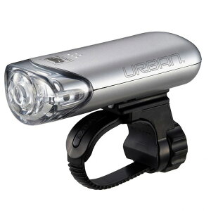 CATEYE/キャットアイ HL-EL145 URBAN(アーバン) シルバー 乾電池式ヘッドライト 自転車用品