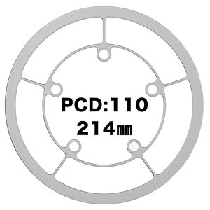 Dixna ���C���K�[�h PCD110mm ���a214mm �V���o�[ �`�F�[���K�[�h �f�B�Y�i