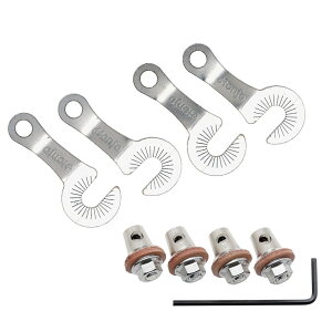 Honjo ���[�h�G���h�A�_�u�^�[ �O��Z�b�g �X�e�����X 4mm �{���H��