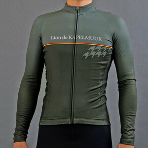 リオン・ド・カペルミュール lils061 ライトウォームジャージ 千鳥チップ オリーブ Lion de kapelmuur