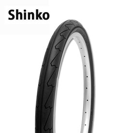 18インチ 自転車タイヤ SR076 18×1.75 H/E ブラック スリックタイヤ Shinko（シンコー）