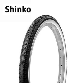 14インチ 自転車タイヤ SR133 14×1.75 H/E ブラック/ホワイト スタンダードタイヤ Shinko（シンコー）