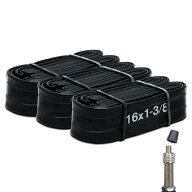 Shinko シンコー 3本セット サイクルチューブ 16×1-3/8 WO 英式バルブ 30mm/0.9mm