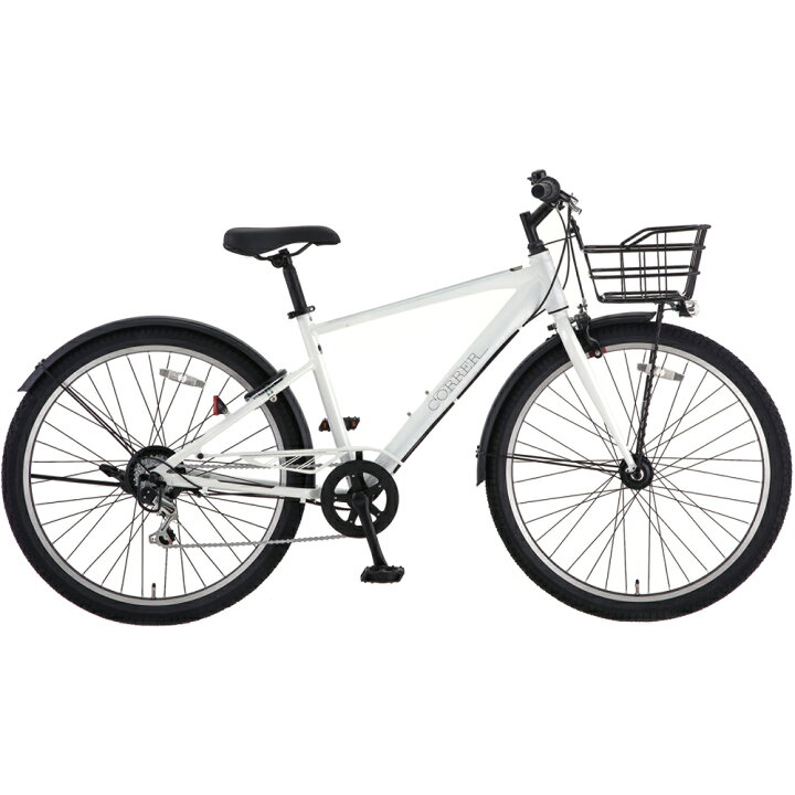 楽天市場】7分組 自転車 27.5インチ クロスバイク コレル 6Sオート 