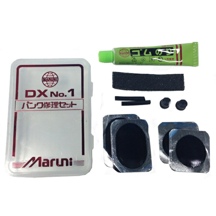 楽天市場】Maruni マルニ パンク修理セット No.1 : ザ・パワフル