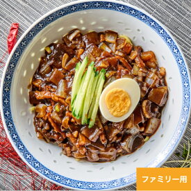 【ジャージャー麺（韓国風）（ファミリー用）】韓国本場 冷蔵発送 クール便 冷蔵ミールキット 冷蔵食品 (韓国風) 韓国料理 K-Food日本惣菜 国内製造 ジャジャン麺 ジャージャン麺 チャジャン麺 キャンプ 韓国料理 ミールキット jajan-f