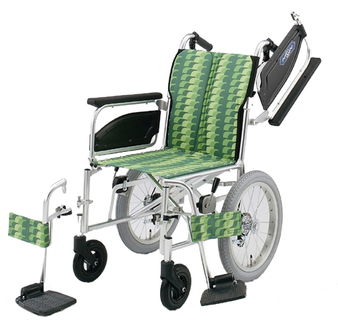 ご購入後も安心のサポート窓口 電話：048-823-4691 【35％OFF】 完全国産車椅子 車いす 代引不可 条件付き送料無料 日進医療器製 NAH-446W メーカー正規保証付き
