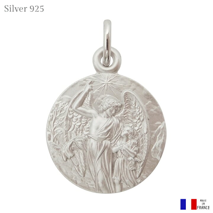 楽天市場】守護天使 メダイ ペンダント シルバー925 18mm フランス製 