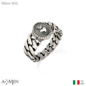 AMEN MAN S `F[ Vo[ O w C^A n[g 925 A[ GC