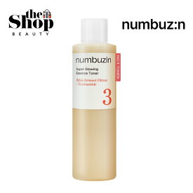 numbuzin ナンバーズイン 3番 うるツヤ発酵トナー 200ml 50種類の発酵成分 ナイアシンアミド 化粧水 スキンケア トナー エッセンストナー 皮膚光彩 つや肌 弾力 皮膚保湿 発酵エッセンストナー 韓国トナー 韓国コスメ