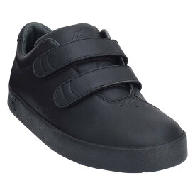 スニーカー/2021 Late/メンズ靴/SKATEBOARD/AREth(アース)/I velcro/Black Leather (ブラックレザー)