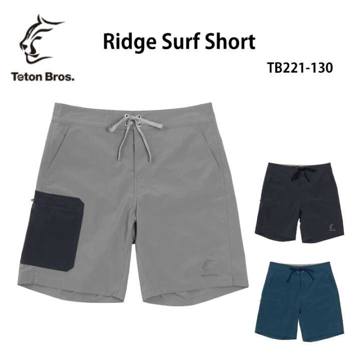 楽天市場 ショーツ 春夏 Teton Bros ティートンブロス Tb221 130 Gray Gunmetal Gunmetal Navy 29 30 31 メンズ Ridge Surf Short Superb楽天市場店