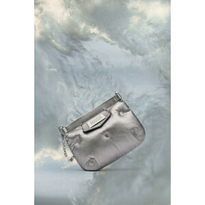 Maison Margiela �y ���]�� �}���W�F�� �z�u �O���� �X���� �v �`�F�[�� �N���b�`�o�b�O �~�j Metallic grey (S56WF0161P6748H3809) 24AW 24�H�~ �y �������� �z ���K�i ���K �o�b�O �o�b�N �N���b�`�o�b�N