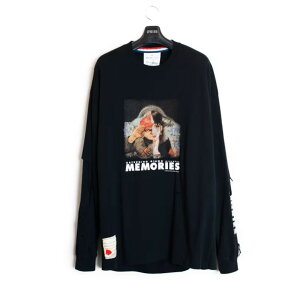 SEVESKIG | �Z�u�V�O × ��F���m MEMORIES M.V Crush L/SL Tee BLACK (CT-SV-NRS-1004) 26SS 26�t�� �������[�Y �R���{ �g�b�v�X T�V���c �����O�X���[�u ����T