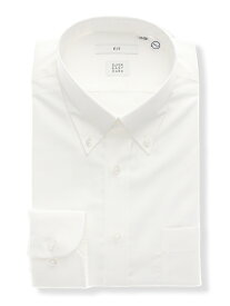 【4点で25％OFF】ワイシャツ メンズ 長袖 形態安定 RENU ボタンダウンカラー 無地 FIT ドレスシャツ ビジネスシャツ ホワイト 白 ザ・スーツカンパニー スーツスクエア