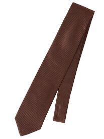 ネクタイ JAPAN MADE 絹鳴り シルク 織柄 ブラウン系 スーツスクエア