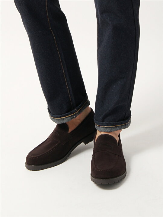 楽天市場 Laborer Shoes 撥水 取り外し可能インソール付きスウェードローファー ブラウン ザ スーツカンパニー 父の日 The Suit Company Outlet