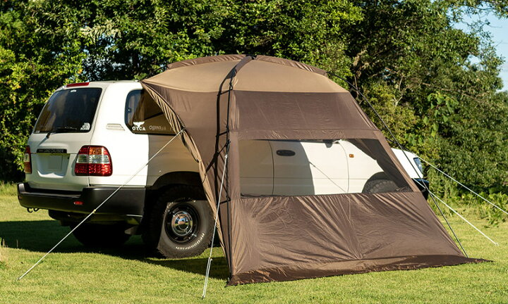 楽天市場】カーサイドシェルター2 Car Side Shelter II(ダークブラウン 