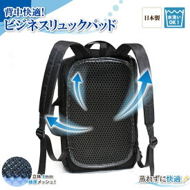 【送料無料！】リュック 背中 汗 対策 暑さ対策 メッシュ パッド 蒸れない 涼しい 夏 隙間 洗える ひんやり パネル 蒸れ防止 通勤 リュックサック デイバッグ パット ビジネス バッグ 通気性 メッシュパッド フリーサイズ 対策 臭い 仕事 アウトドア 作業 バックパック