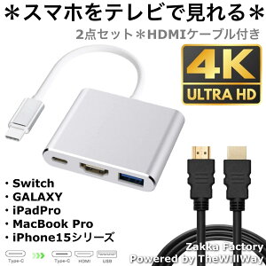 HDMI P[u Zbg 3in1 ^CvC HDMI ϊ A_v^[  XCb` ^CvC MacBook GALAXY iPadPro iPhone15 iPhone15v iPhone15v}bNX iPhone16 iPhone16v iPhone16v}bNX ACpbhv M