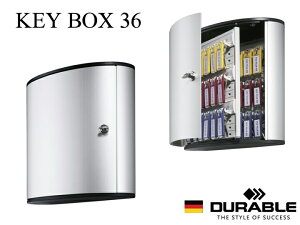 【DURABLE KEY BOX 36】デュラブル キーケース キーボックス セキュリティー 海外 輸入 アルミ 壁掛け 鍵 保管 管理 防犯関連グッズ 整理 デザイン キーホルダー ザウィンド 海外 ブランド 可愛
