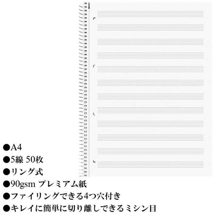 楽天市場 Brunnen ブルンネン Student Music プレミアム リング ノート 50 おしゃれ かわいい レトロ ヨーロッパ 文房具 文具 ドイツ製 ノート 5線 音楽 ピアノ 楽譜 方眼 罫線 The Wind