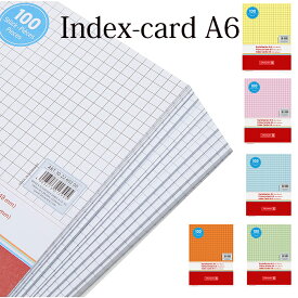 BRUNNEN ブルンネン Index Card 【A6】インデックス カード（100枚入り）【全6色】おしゃれ かわいい ヨーロッパ 文房具 文具 ドイツ製 メモ帳 カード 見出し A6 ザウィンド 海外 ブランド 可愛い スタイリッシュ シンプル