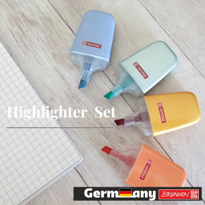 BRUNNEN ul nCC^[Zbgy4FZbgzHighlighter Set PASTEL 4COLORS 킢 [bp [  v[g u nCC^[ pi ItBXpi UEBh 