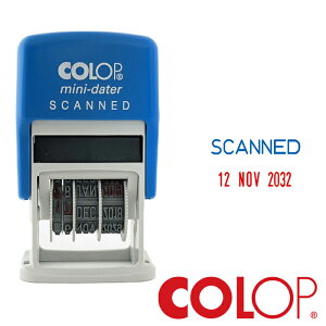 COLOP Rbv mini dater stamp tX^v+SCANNED y2024N - 2035Nz g 킢 [bp [  X^v nR ] t XL UEBh CO uh 