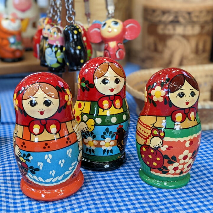 楽天市場】ロシア マトリョーシカ 5ピース【セルギエフ ポサド 
