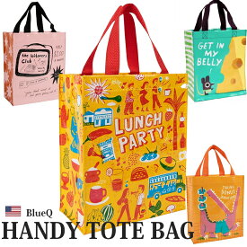 BlueQ ブルー・キュー エコバッグ「ハンディートート」【全4種】おしゃれ ショッピングバッグ ミニサイズ 買い物袋 アメリカ USA ザウィンド 海外 ブランド 可愛い スタイリッシュ シンプル かわいい