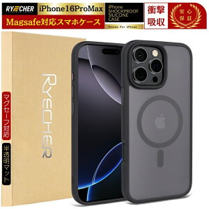 y MagSafeΉEw z X}zP[X iPhone 16ProMax MagSafe Ή iPhone16ProMax P[X }OZ[tΉP[X iPhone16 Pro Max 炳 PCw  }bg }OZ[t CX[dΉ RYECHER