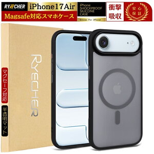 y MagSafeΉEw z X}zP[X iPhone 17 Air MagSafe Ή iPhone17Air P[X }OZ[tΉP[X iPhone17 Air 炳 PCw  }bg }OZ[t CX[dΉ RYECHER JAPAN 