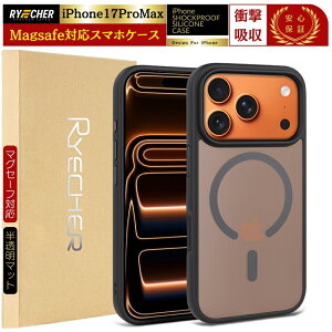 y MagSafeΉEw z X}zP[X iPhone 17ProMax MagSafe Ή iPhone17ProMax P[X }OZ[tΉP[X iPhone17 Pro Max 炳 PCw  }bg }OZ[t CX[dΉ RYECHER