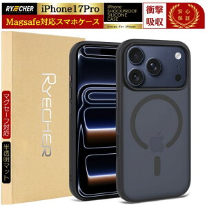 �y MagSafe�Ή��E���������w �z �X�}�z�P�[�X iPhone17 Air MagSafe �Ή� iPhone17 Pro Max �P�[�X �}�O�Z�[�t�Ή��P�[�X iPhone17Pro Max ���炳�� PC�w�� ������ �}�b�g �}�O�Z�[�t ���C�����X�[�d�Ή� RYECHER J