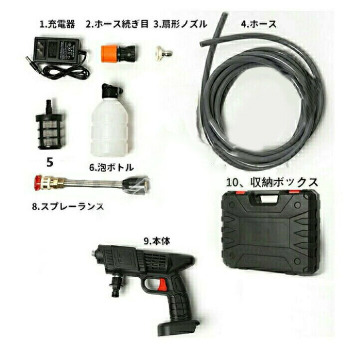 楽天市場】48vf 9セット 60分連続可能 大容量 10AHバッテリー 30bar 