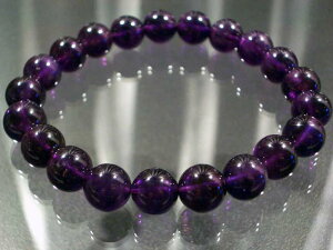 アメジスト丸玉10mmのブレスレット「キット販売」