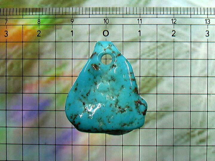 楽天市場】アリゾナ産ターコイズのペンダントトップ17.5carat No.2  