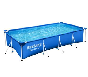 Bestway 56401 Rectangular Frame Pool xXgEFC }Ct@[Xg tC N^O t[v[ ` Csv gȒP 221cm 48cm lC̊y rj[v[ rbOv 