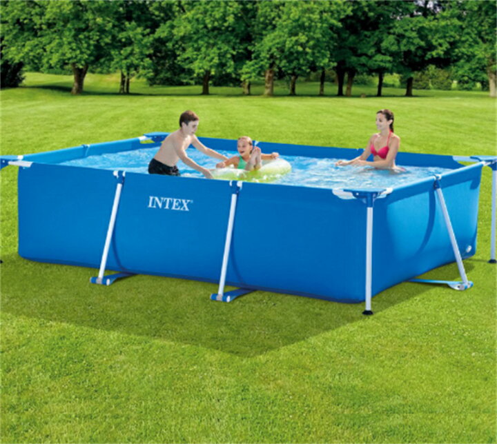 楽天市場】Bestway 56405 Rectangular Frame Pool ベストウェイ マイ 