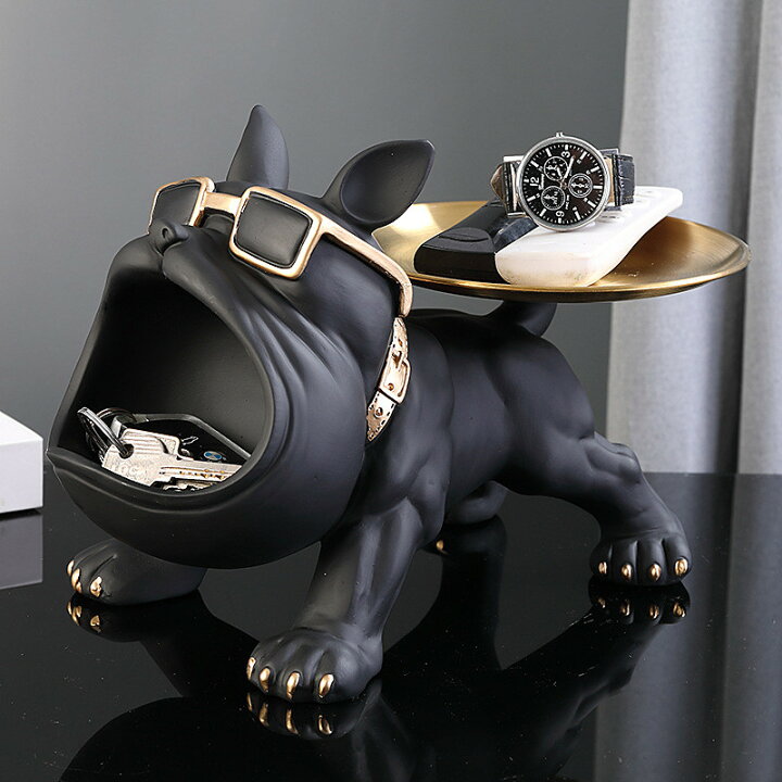 楽天市場】犬 小物入れ 収納 インテリア フレンチブルドッグ 